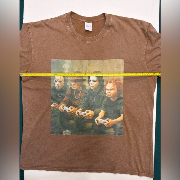 Horror Movie Graphic Tee – Freddy, Jason, Michael Myers, Chucky – Size XL
Unisex - Picture 7 of 8